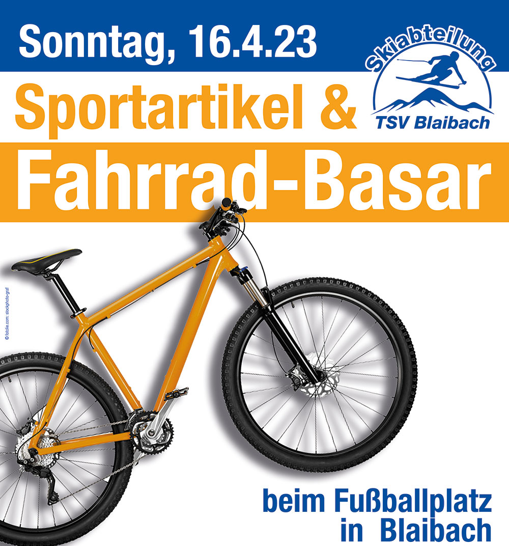 Plakat-Fahrradbasar-2023 SG Blaibach-Lederdorn